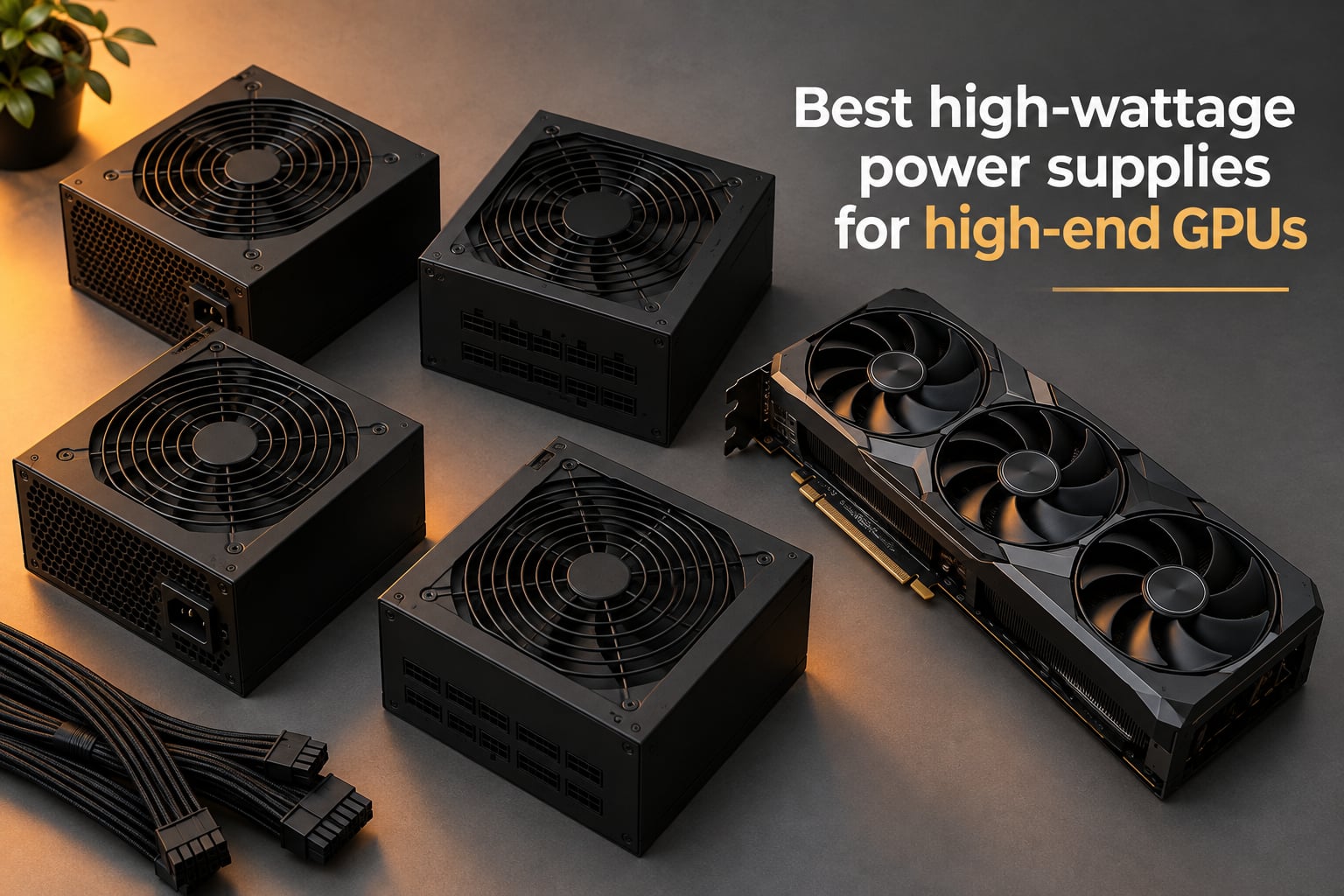 Best high-wattage power supplies for high-end GPUs