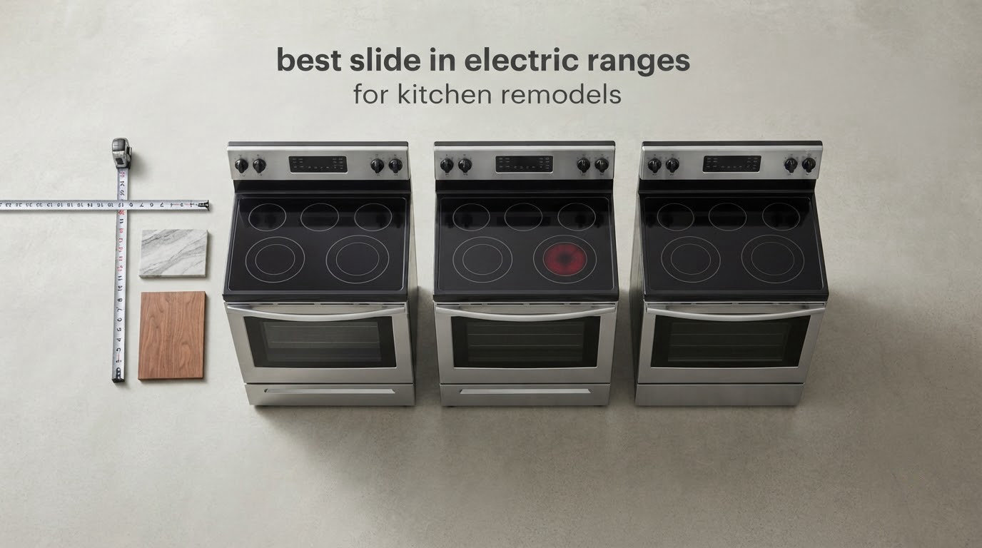 best slide in electric ranges for kitchen remodels