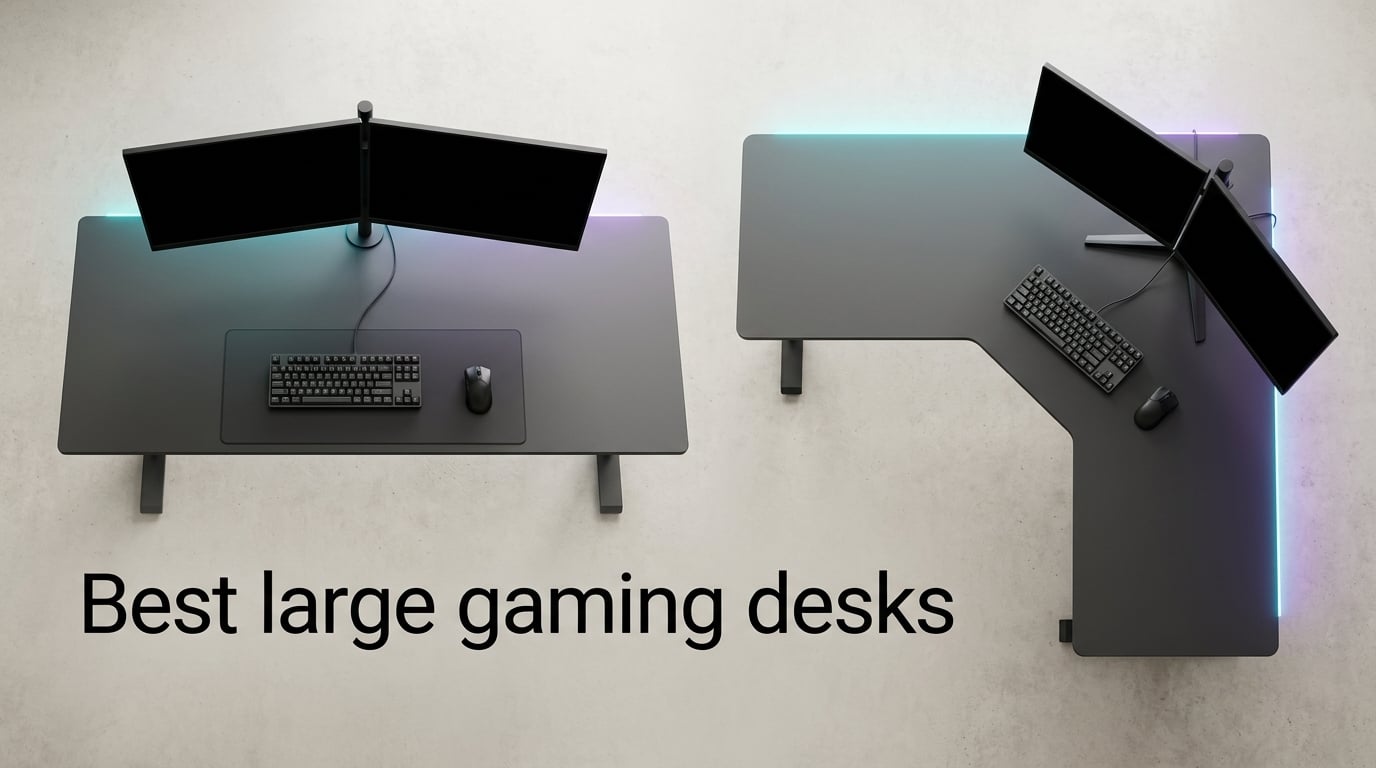 Best large gaming desks