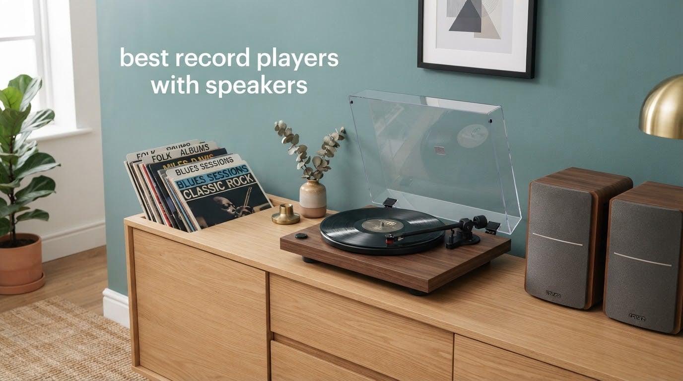 best record players with speakers