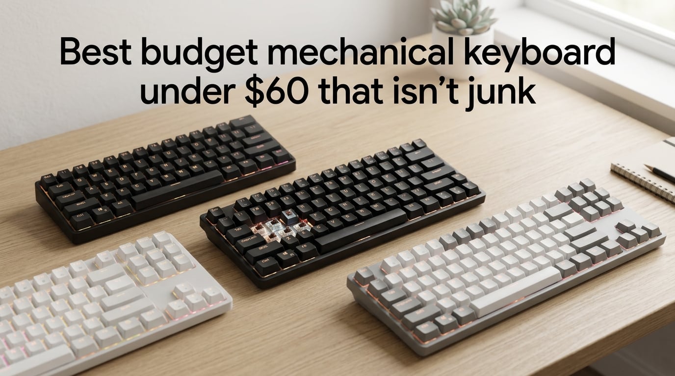 Best budget mechanical keyboard under $60 that isn't junk