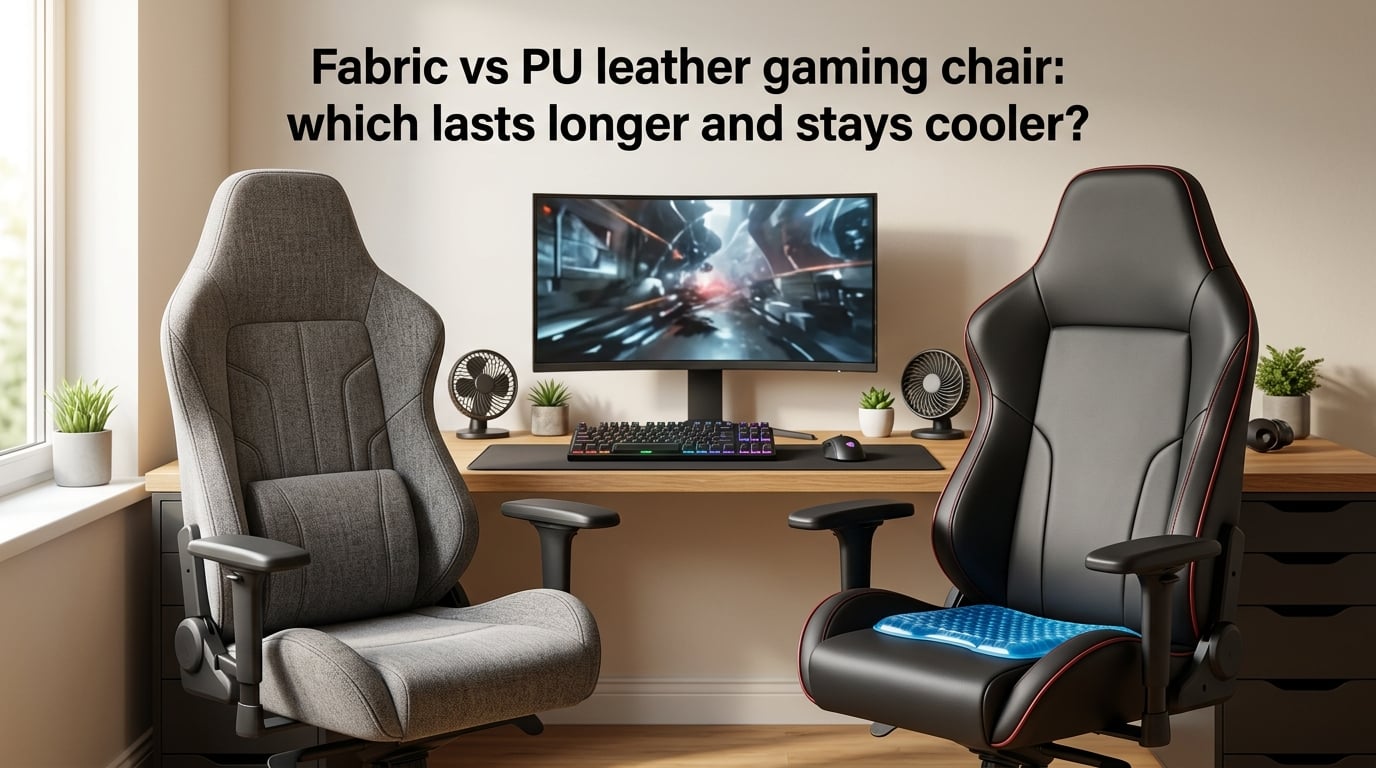 Fabric vs PU leather gaming chair: which lasts longer and stays cooler?