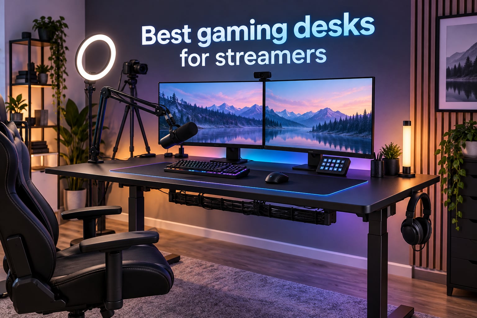 Best gaming desks for streamers