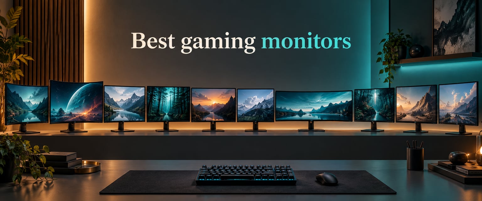 Best gaming monitors for 2026