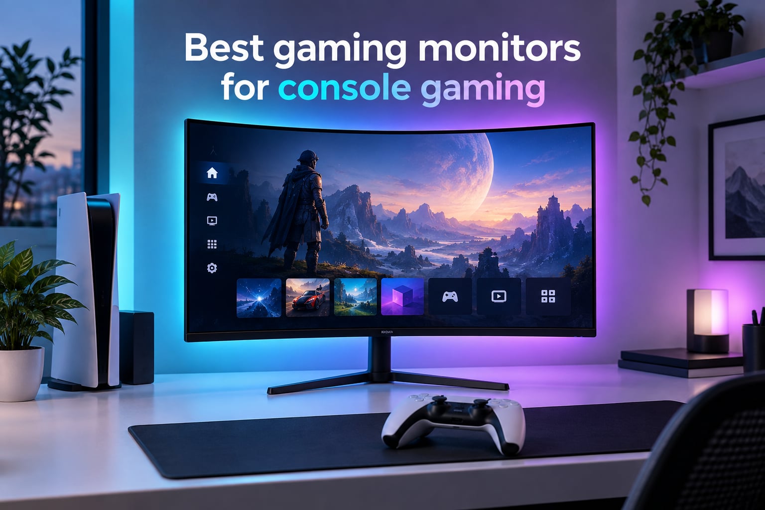 Best gaming monitors for console gaming