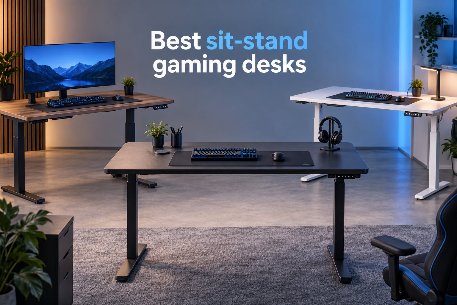 Best sit-stand gaming desks
