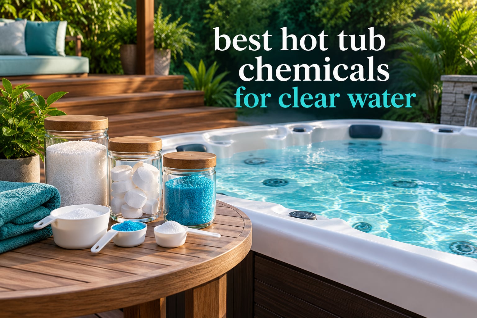 best hot tub chemicals for clear water