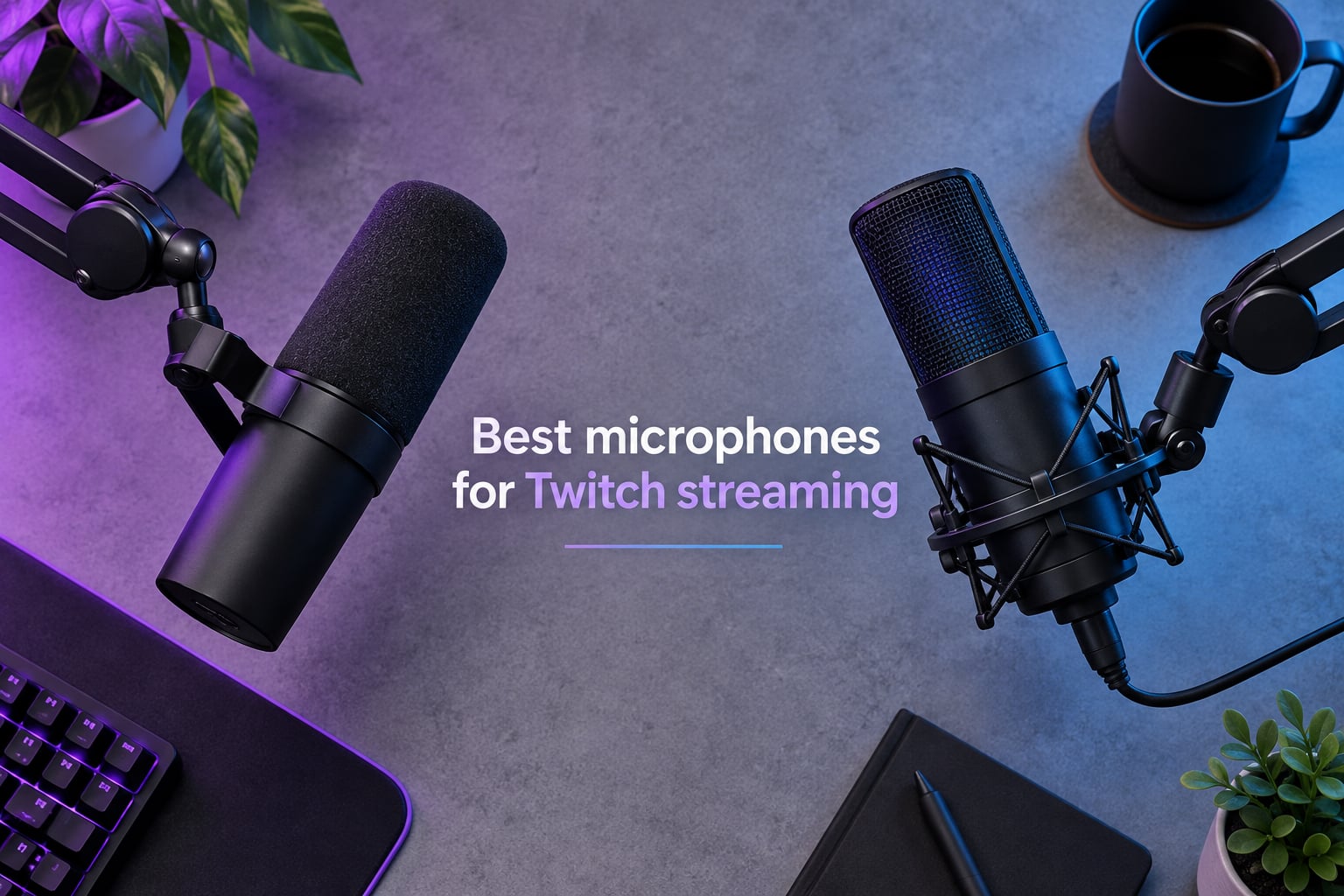 Best microphones for Twitch streaming