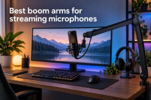 Best boom arms for streaming microphones