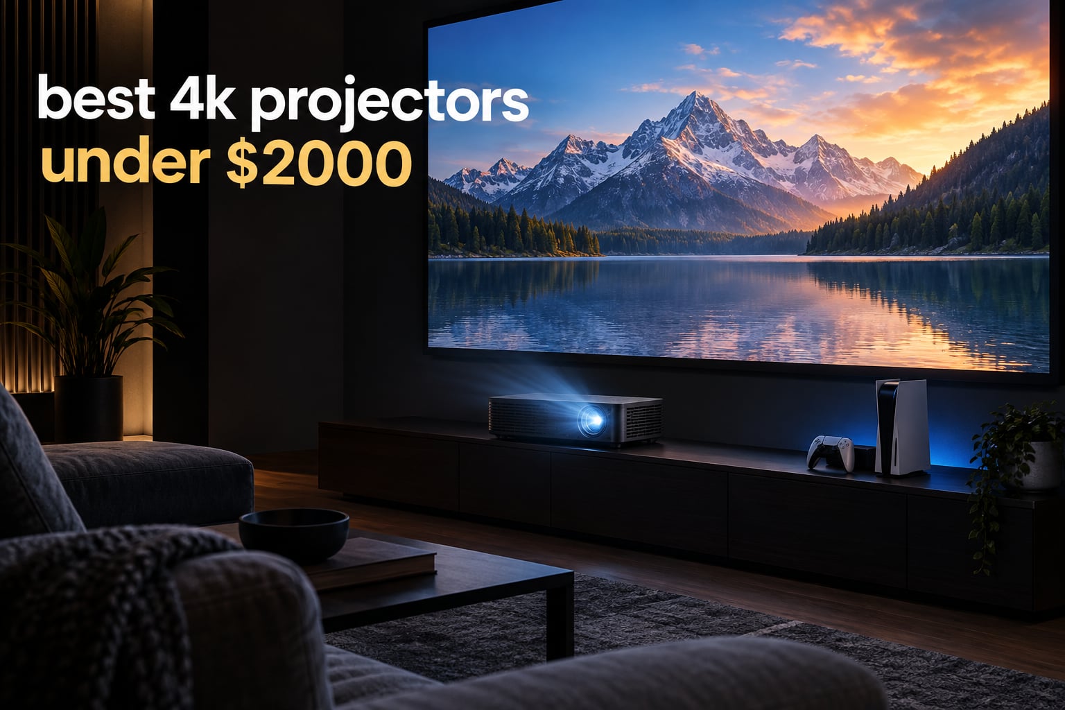 best 4k projectors under $2000