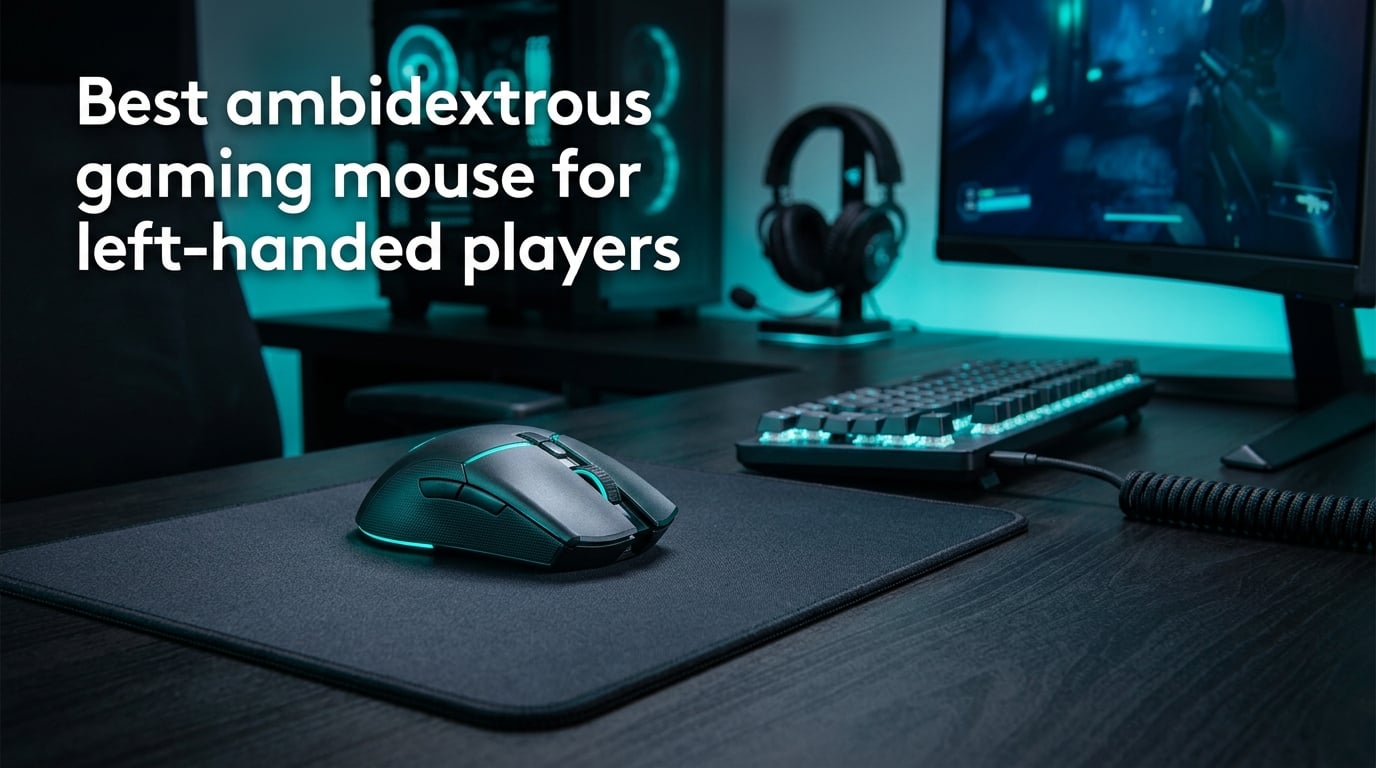Best ambidextrous gaming mouse for left-handed players