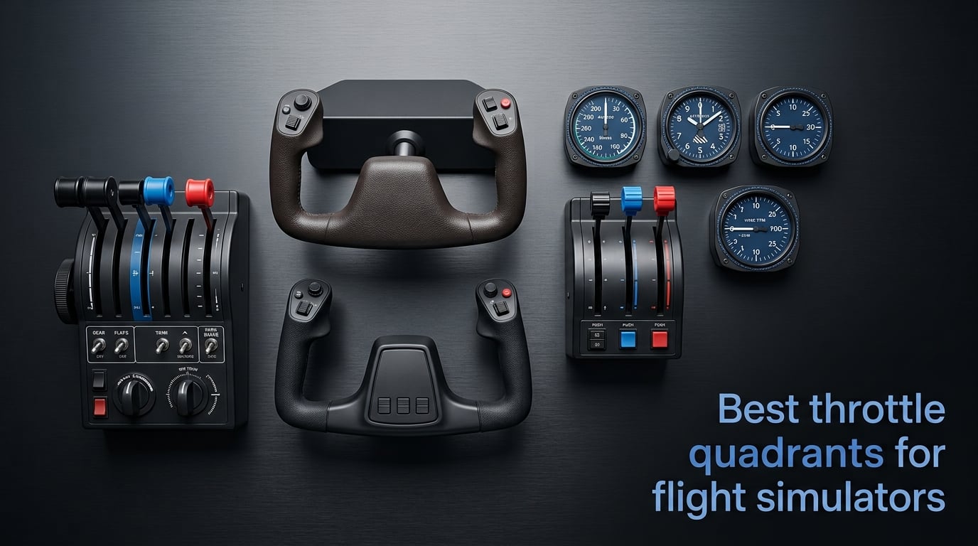 Best throttle quadrants for flight simulators
