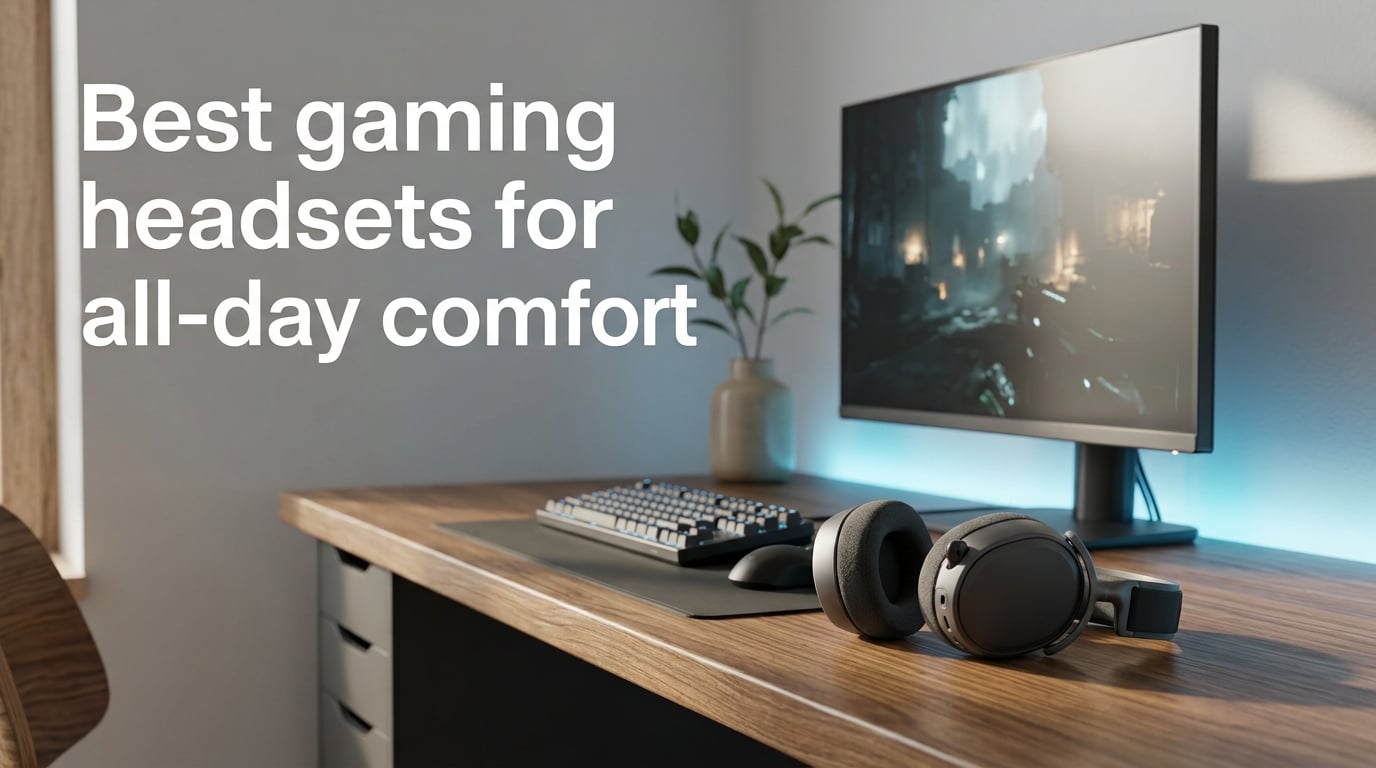 Best gaming headsets for all-day comfort