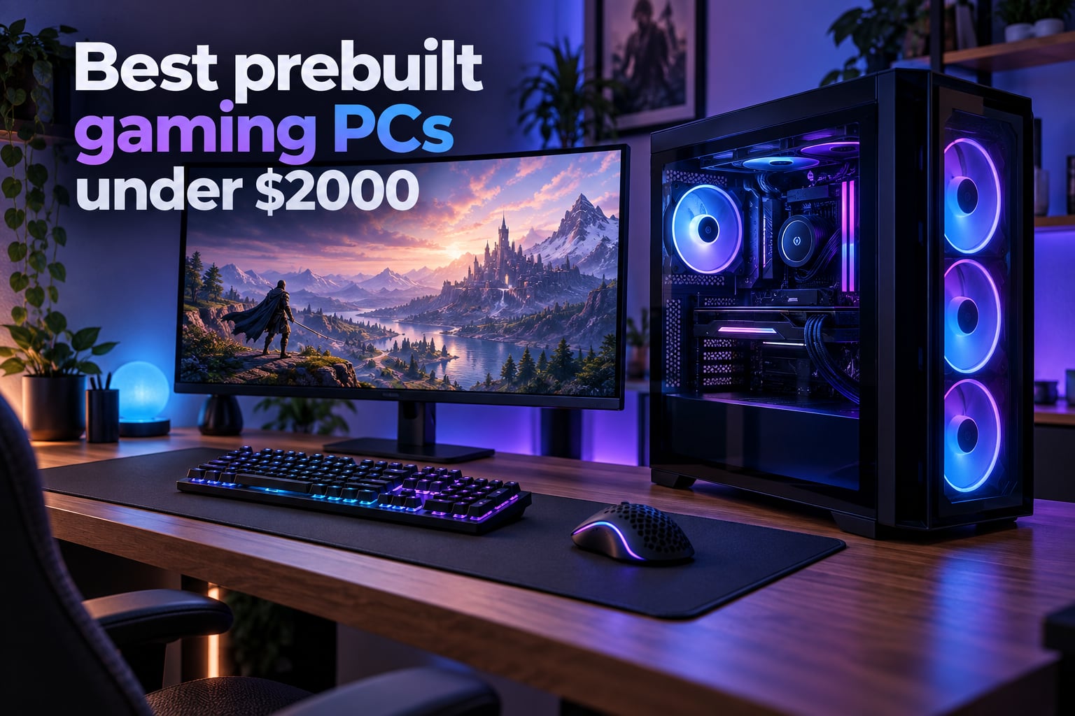 Best prebuilt gaming PCs under $2000