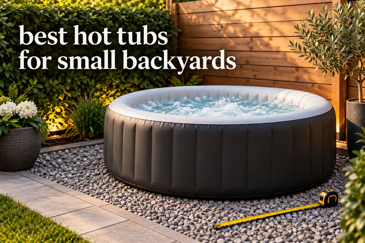 best hot tubs for small backyards