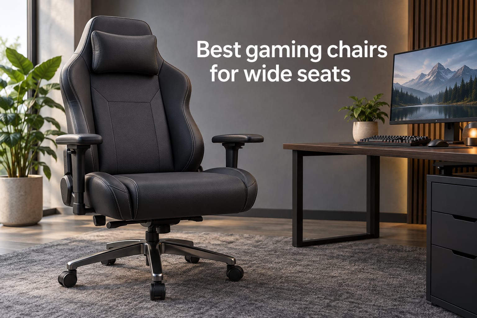 Best gaming chairs for wide seats