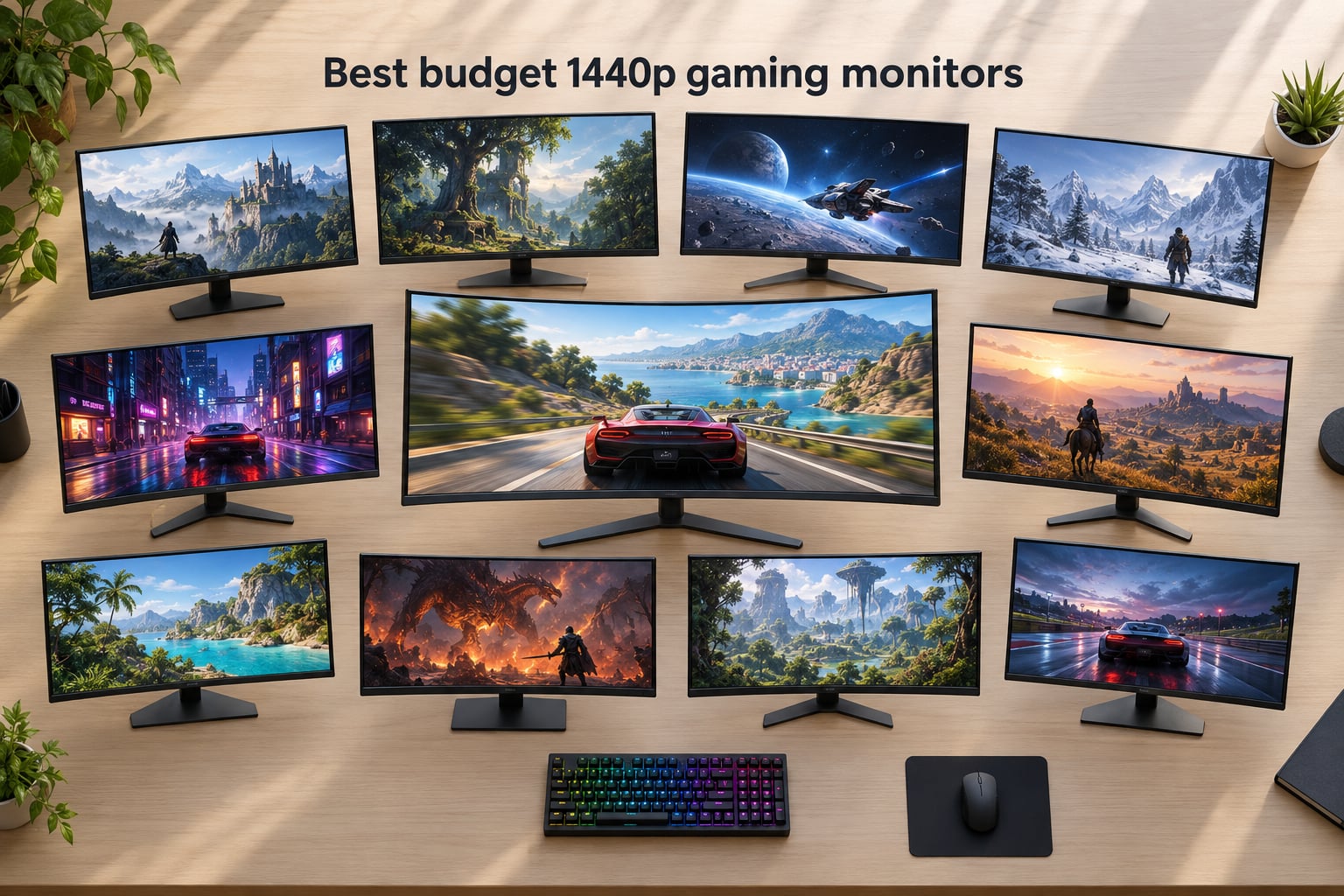 Best budget 1440p gaming monitors