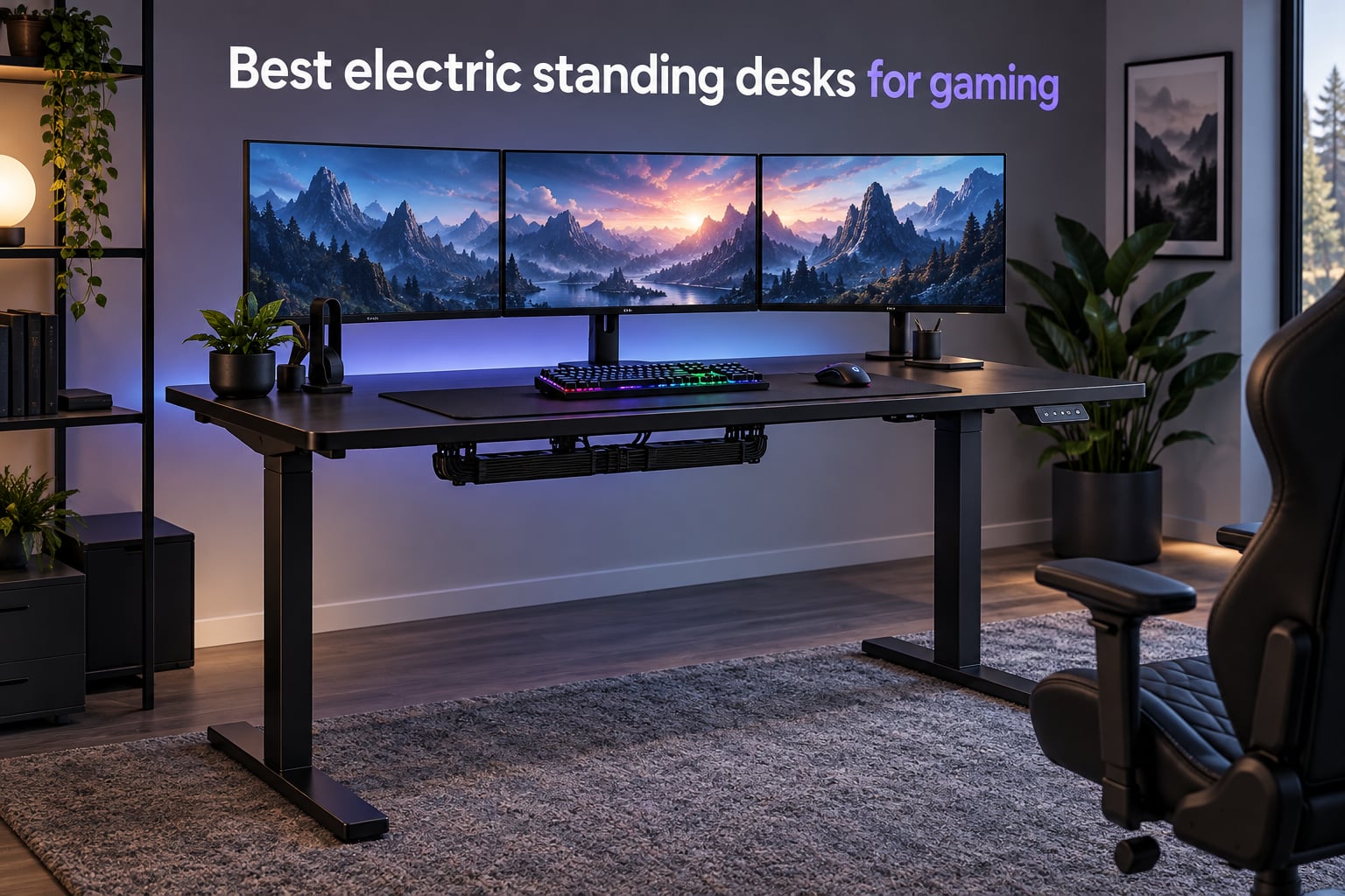 Best electric standing desks for gaming