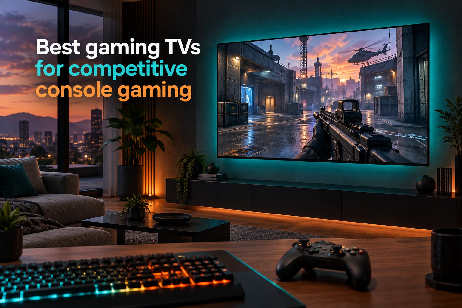 Best gaming TVs for competitive console gaming