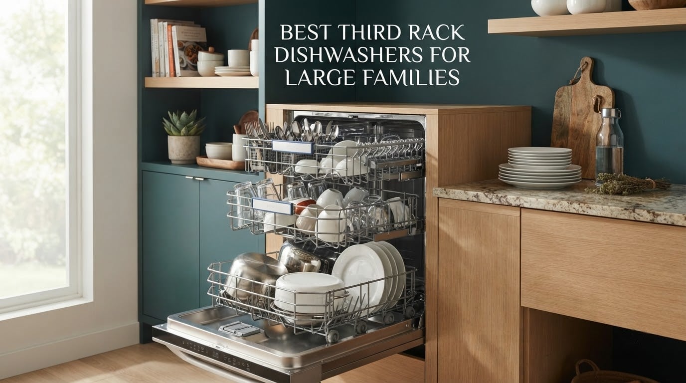 best third rack dishwashers for large families