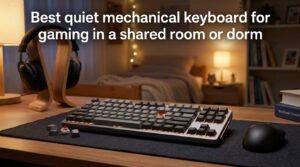 Best quiet mechanical keyboard for gaming in a shared room or dorm