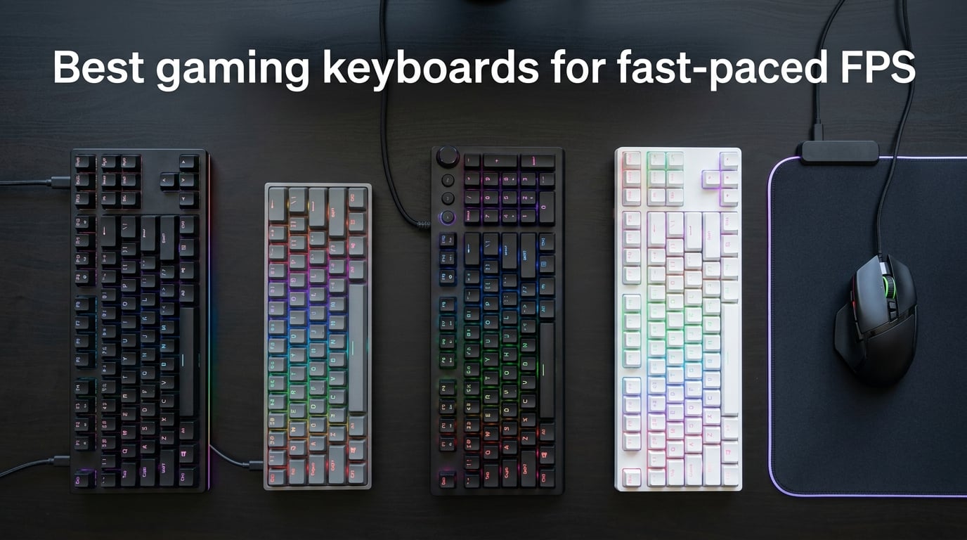 Best gaming keyboards for fast-paced FPS