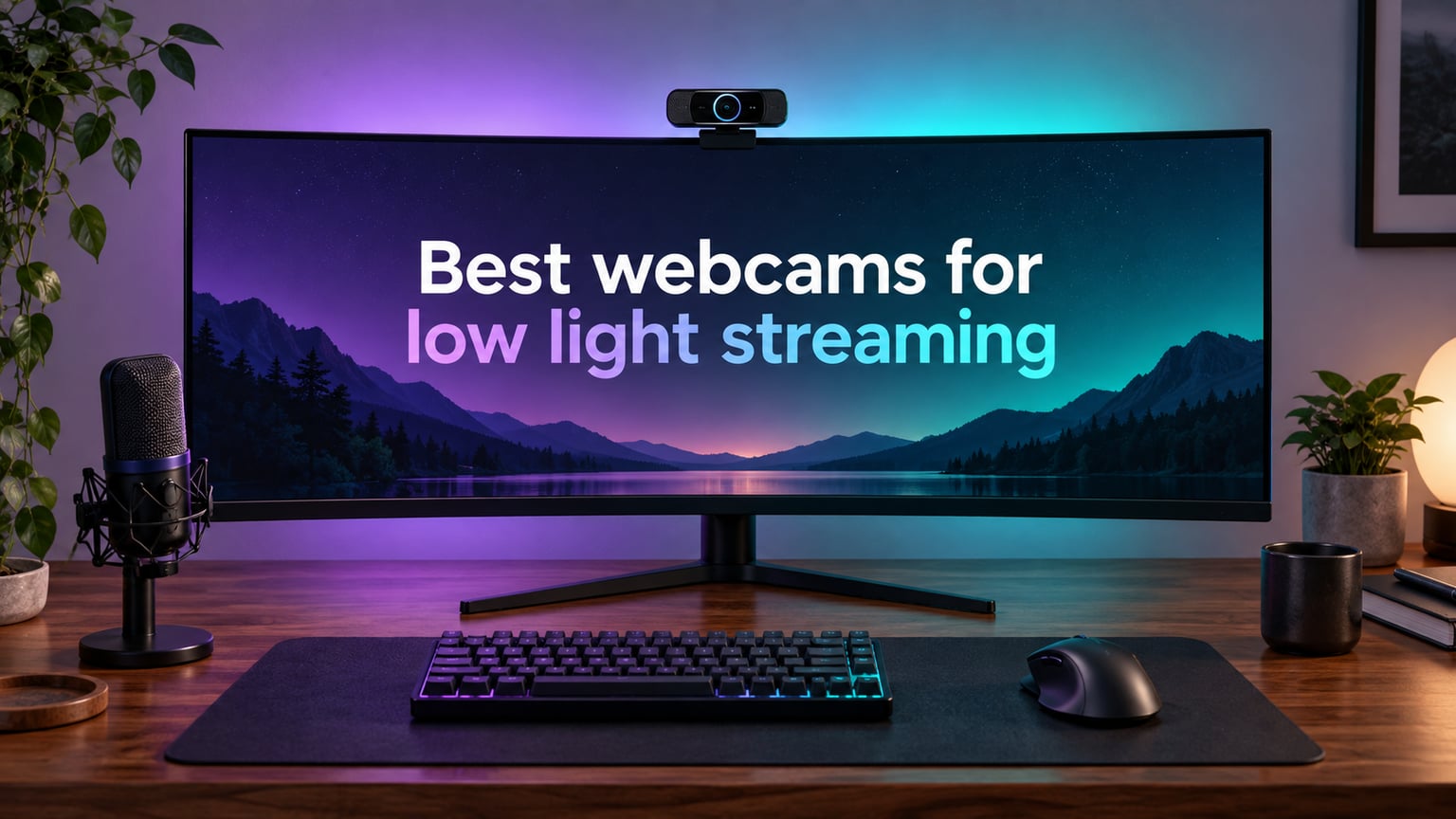 Best webcams for low light streaming