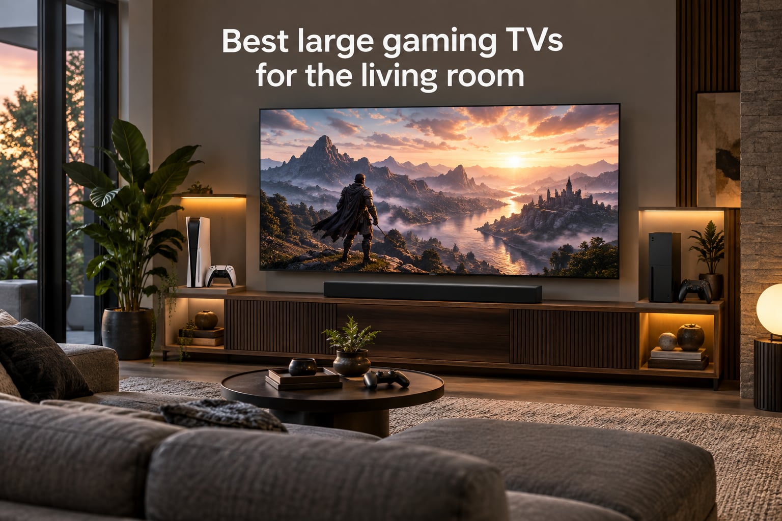 Best large gaming TVs for the living room