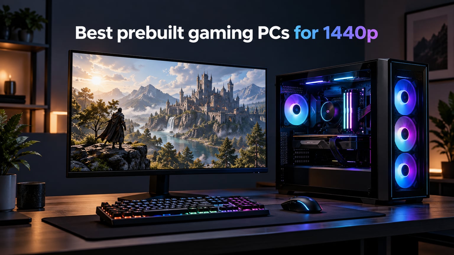 Best prebuilt gaming PCs for 1440p