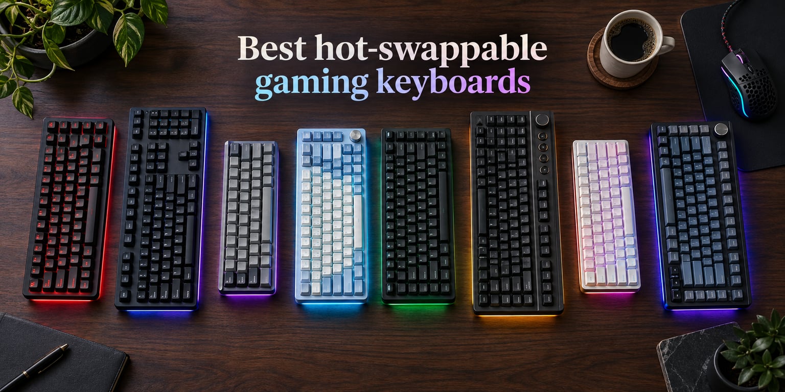 Best hot-swappable gaming keyboards