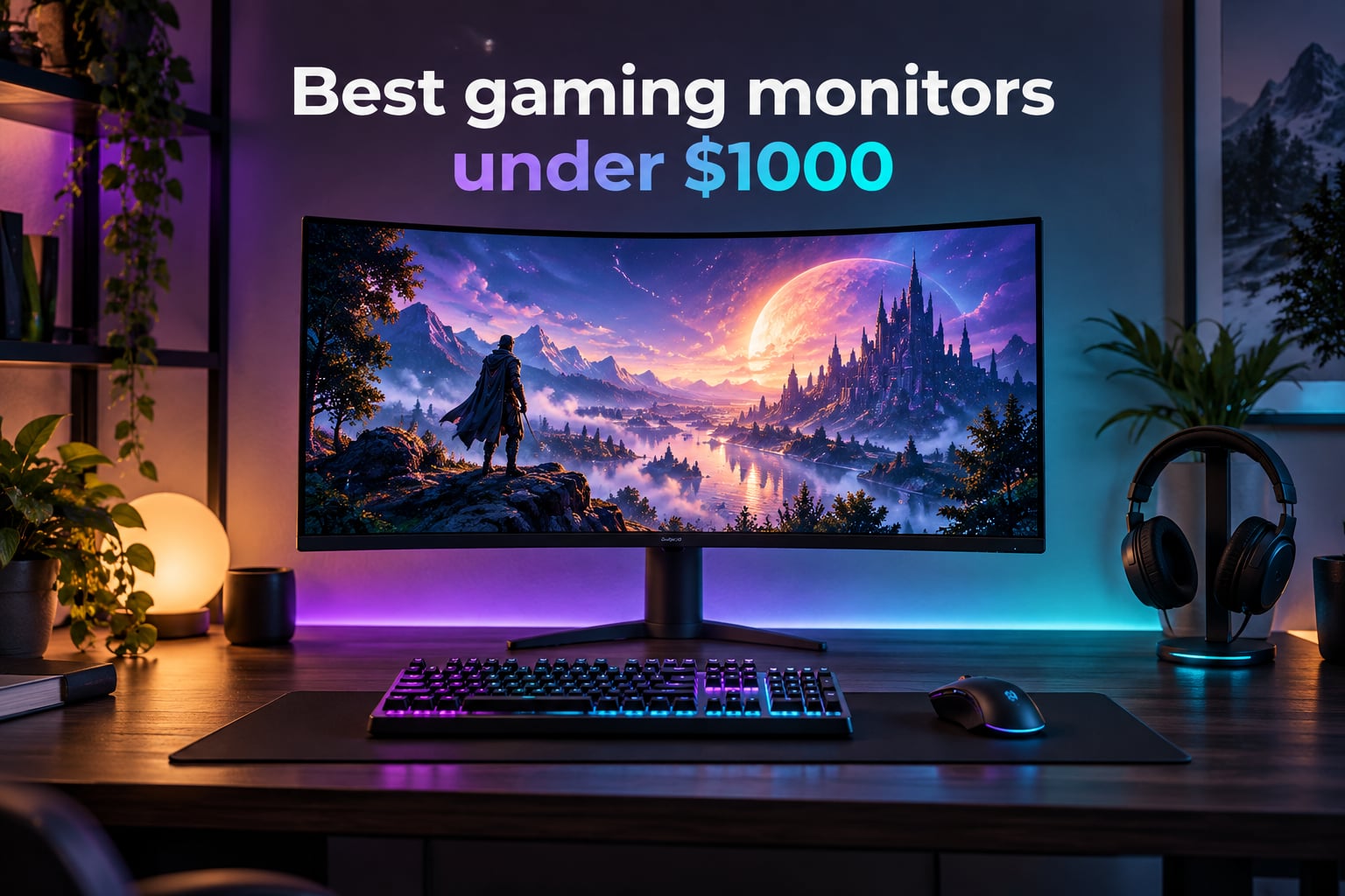 Best gaming monitors under $1000