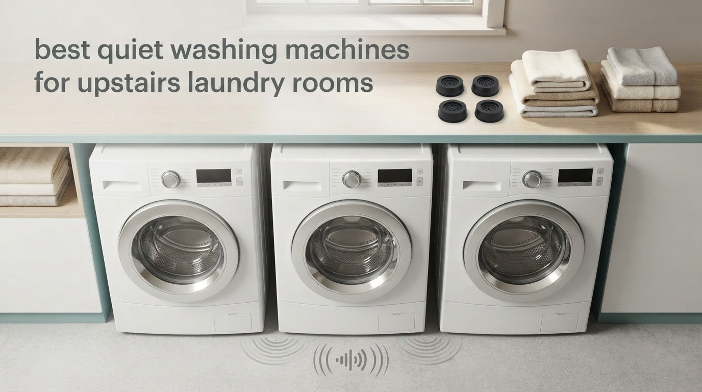 best quiet washing machines for upstairs laundry rooms