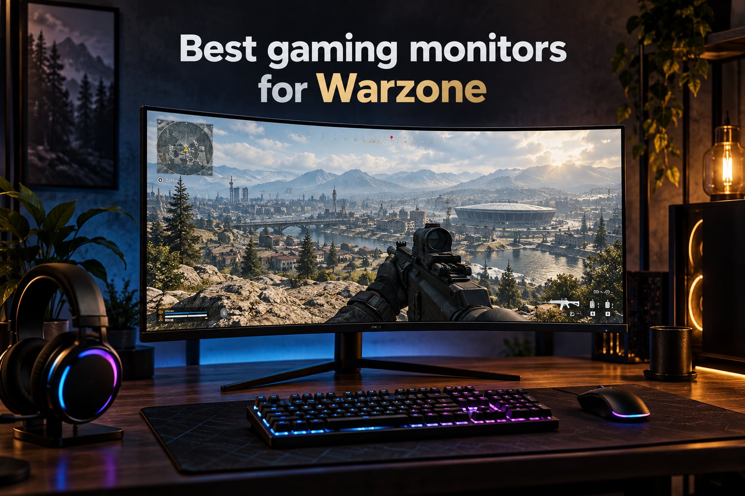 Best gaming monitors for Warzone