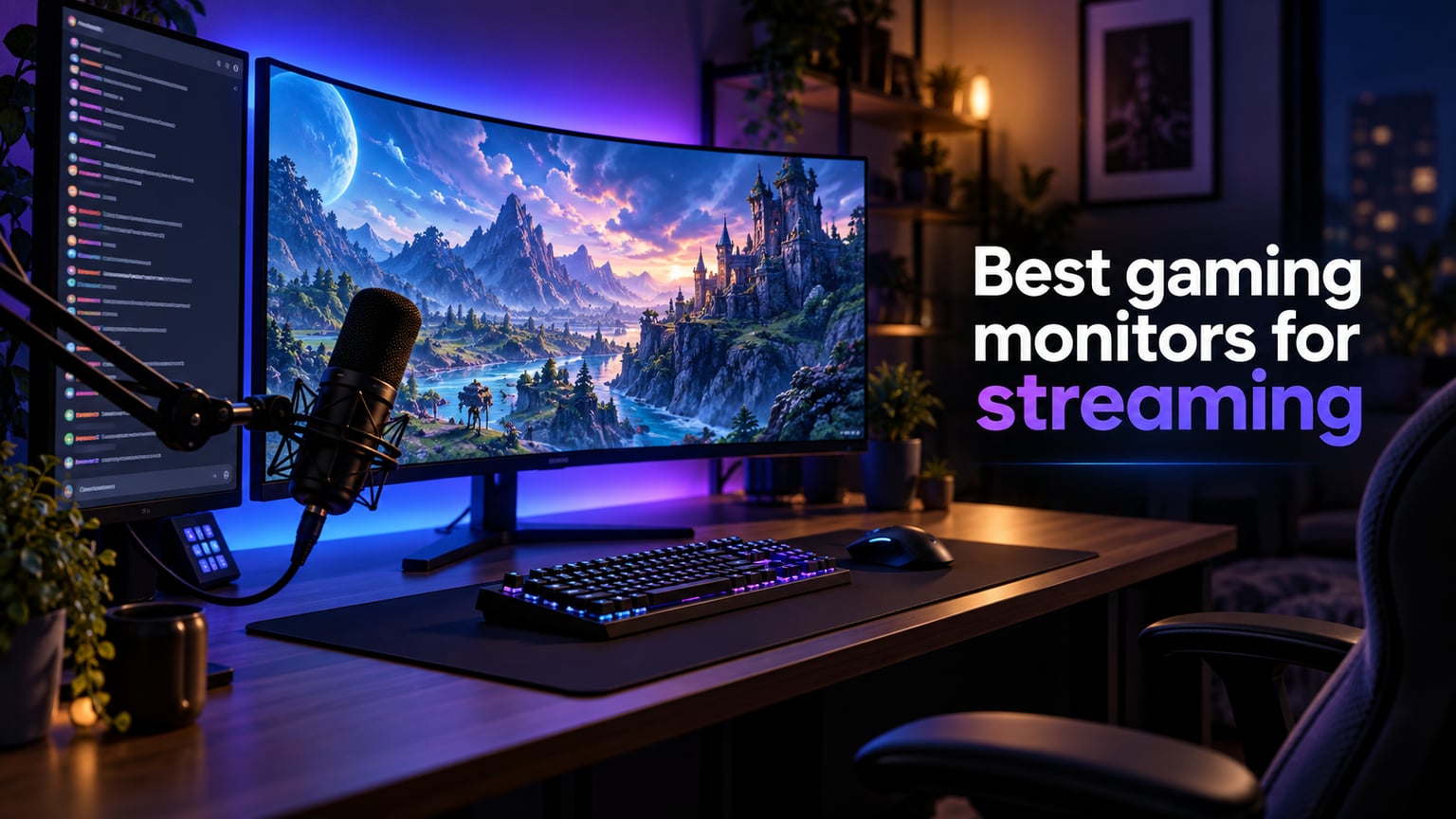 Best gaming monitors for streaming