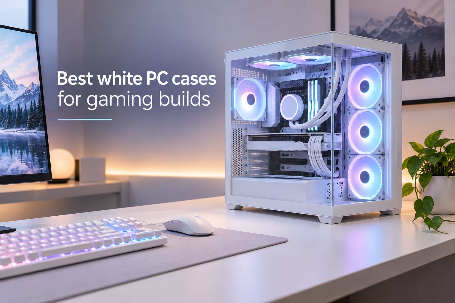 Best white PC cases for gaming builds