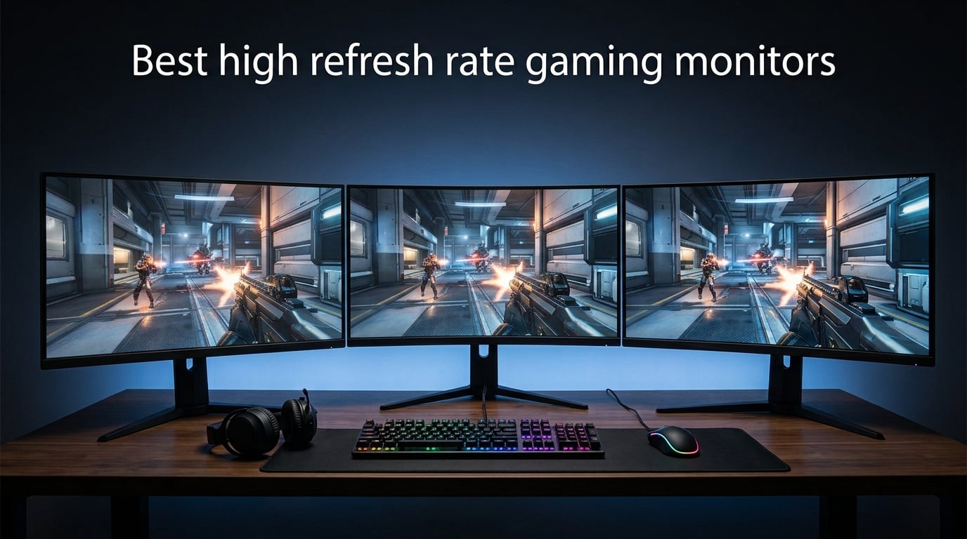 Best high refresh rate gaming monitors