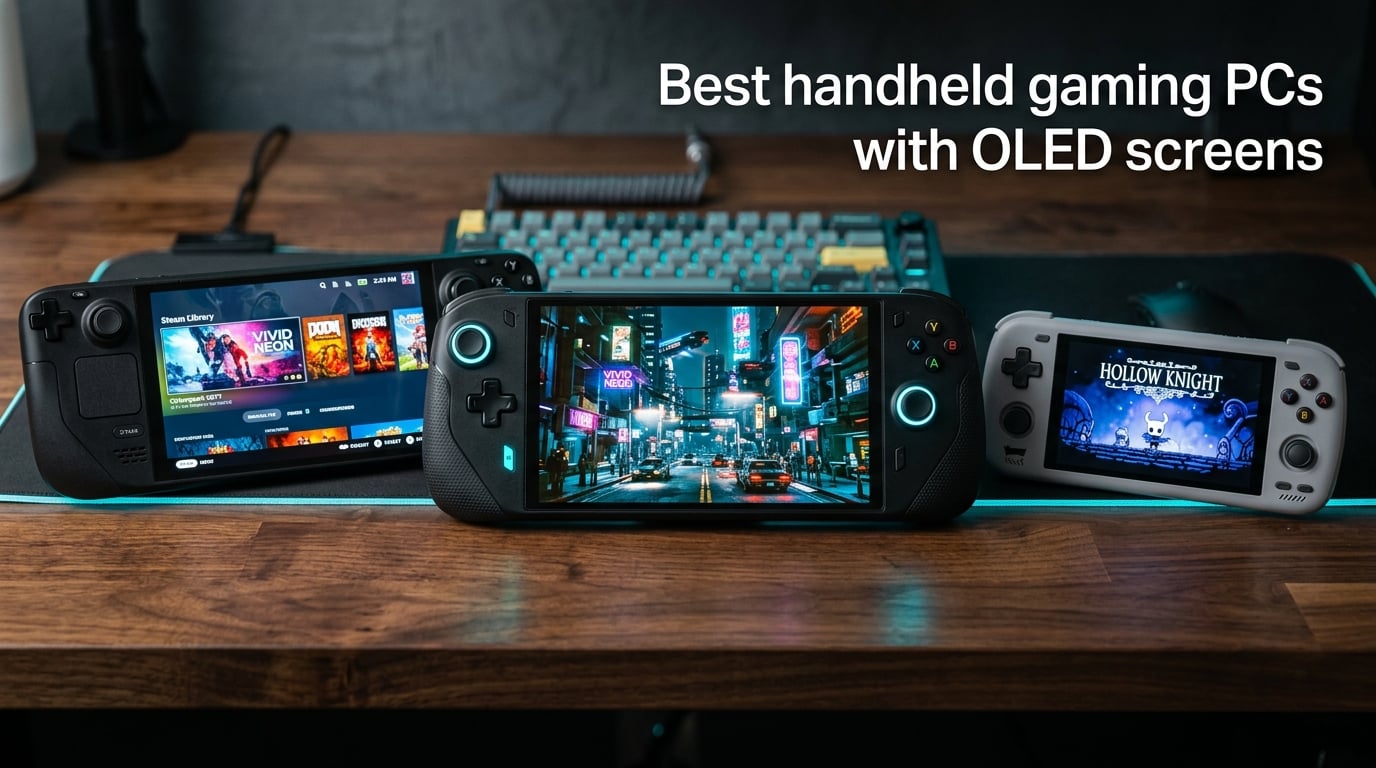 Best handheld gaming PCs with OLED screens