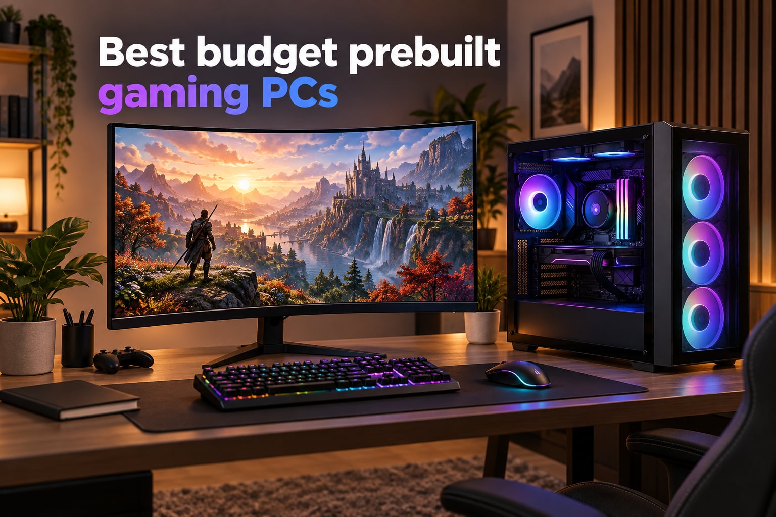 Best budget prebuilt gaming PCs