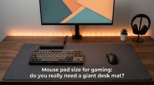 Mouse pad size for gaming: do you really need a giant desk mat?