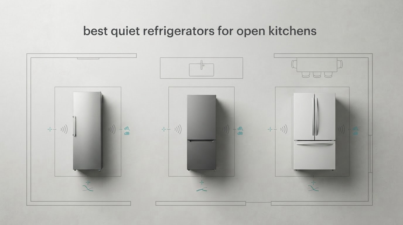 best quiet refrigerators for open kitchens