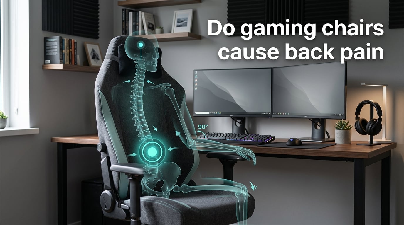 Do gaming chairs cause back pain