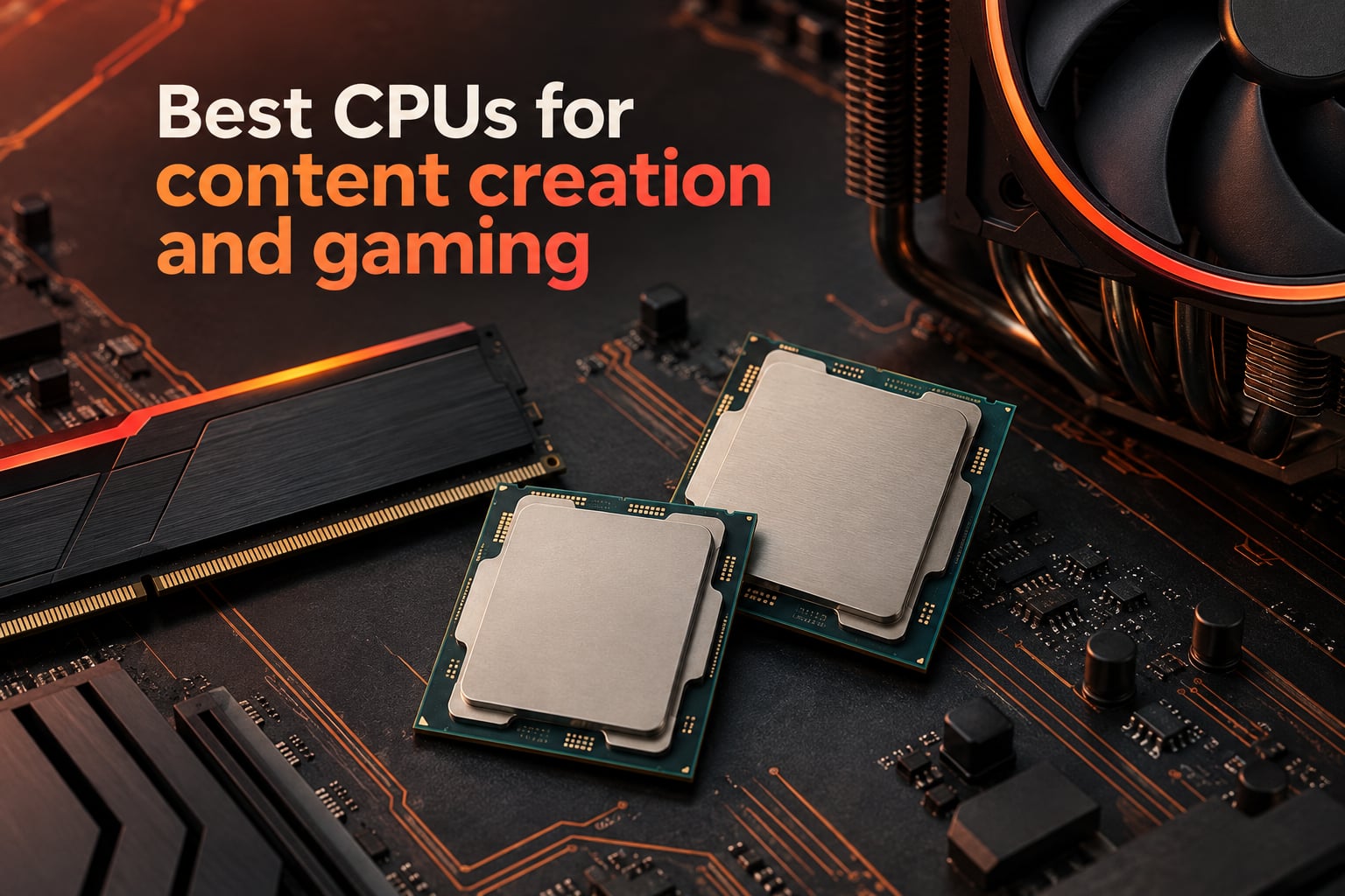 Best CPUs for content creation and gaming