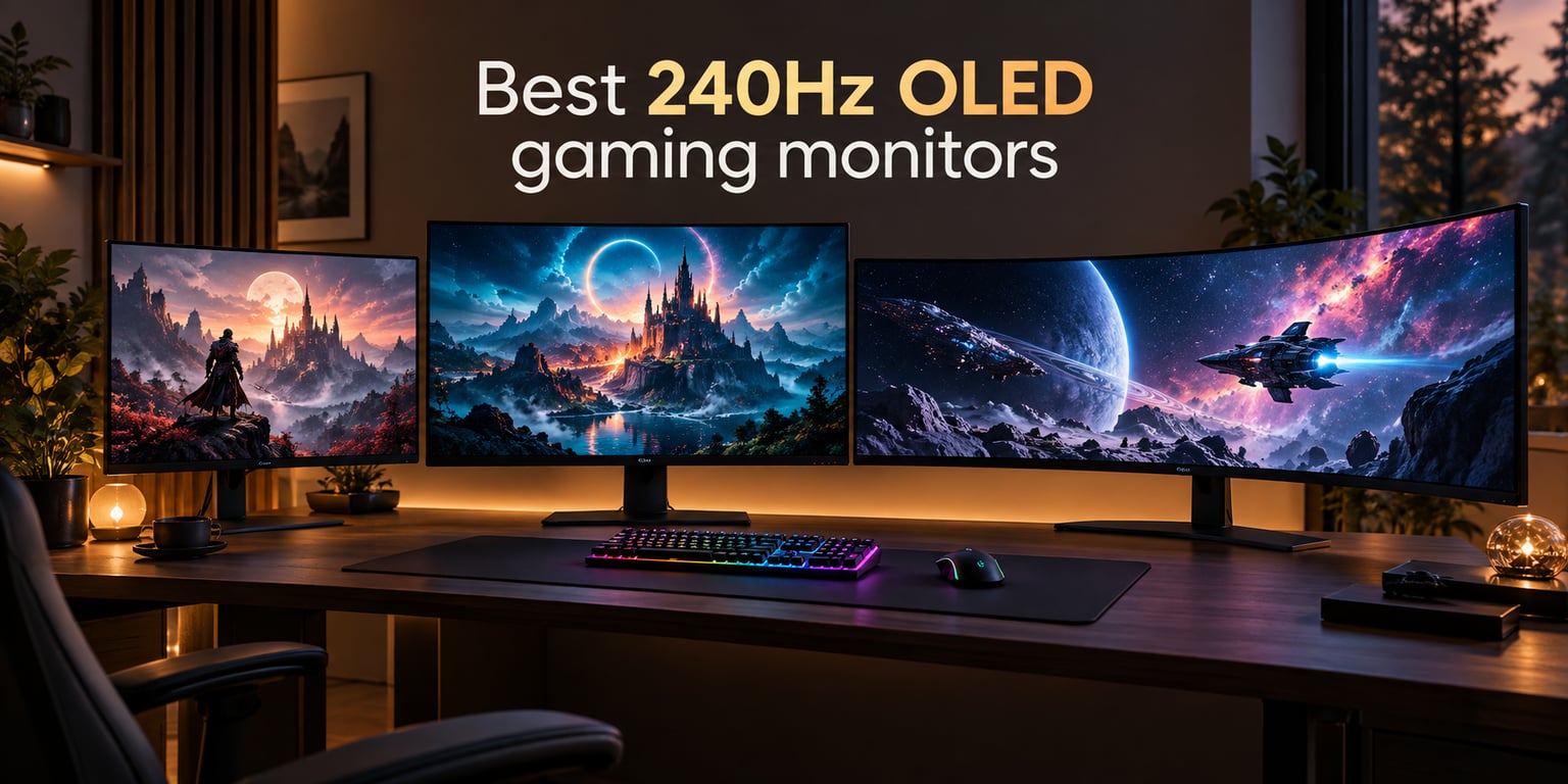 Best 240Hz OLED gaming monitors