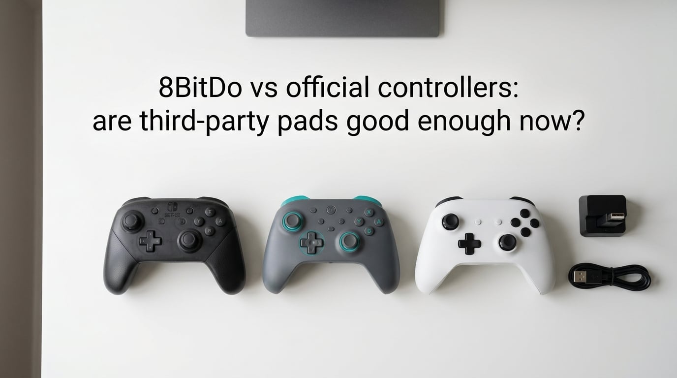 8BitDo vs official controllers: are third-party pads good enough now?