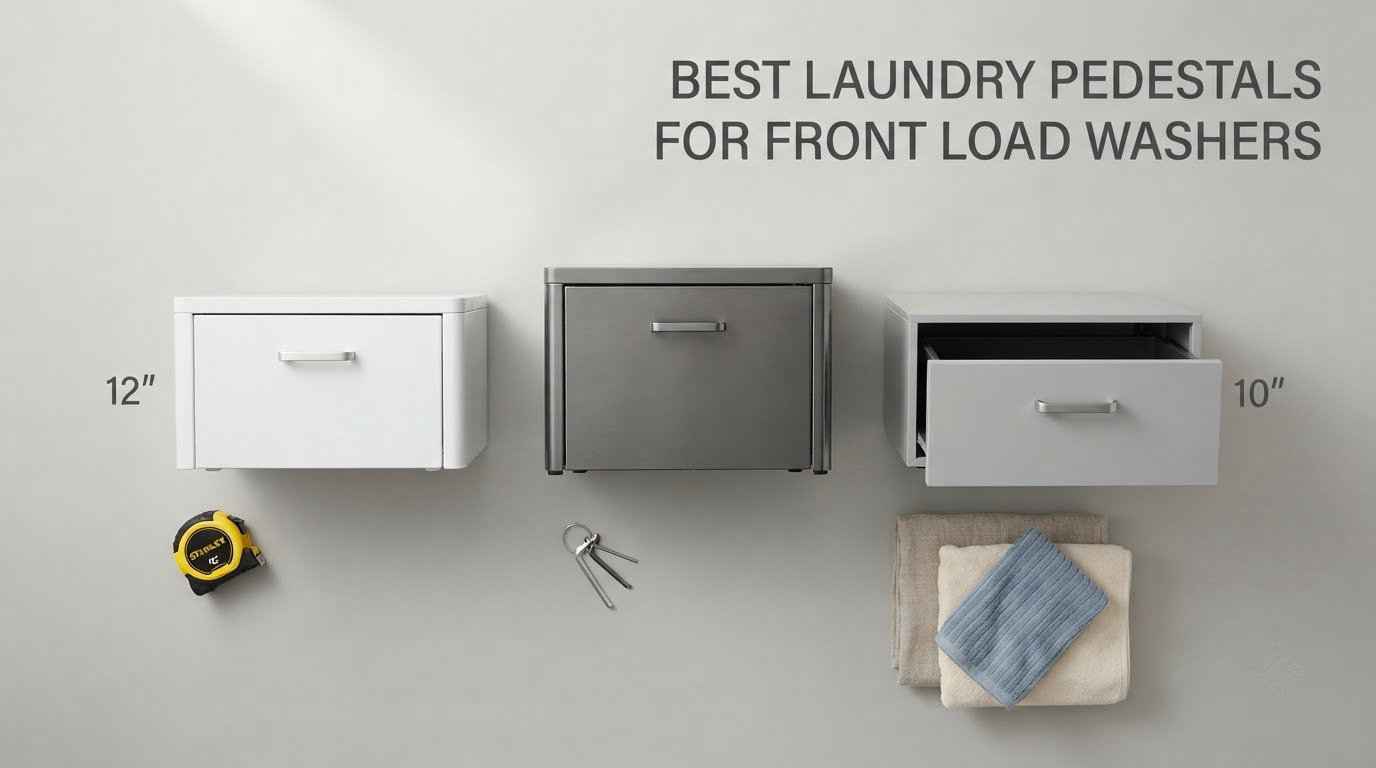 best laundry pedestals for front load washers