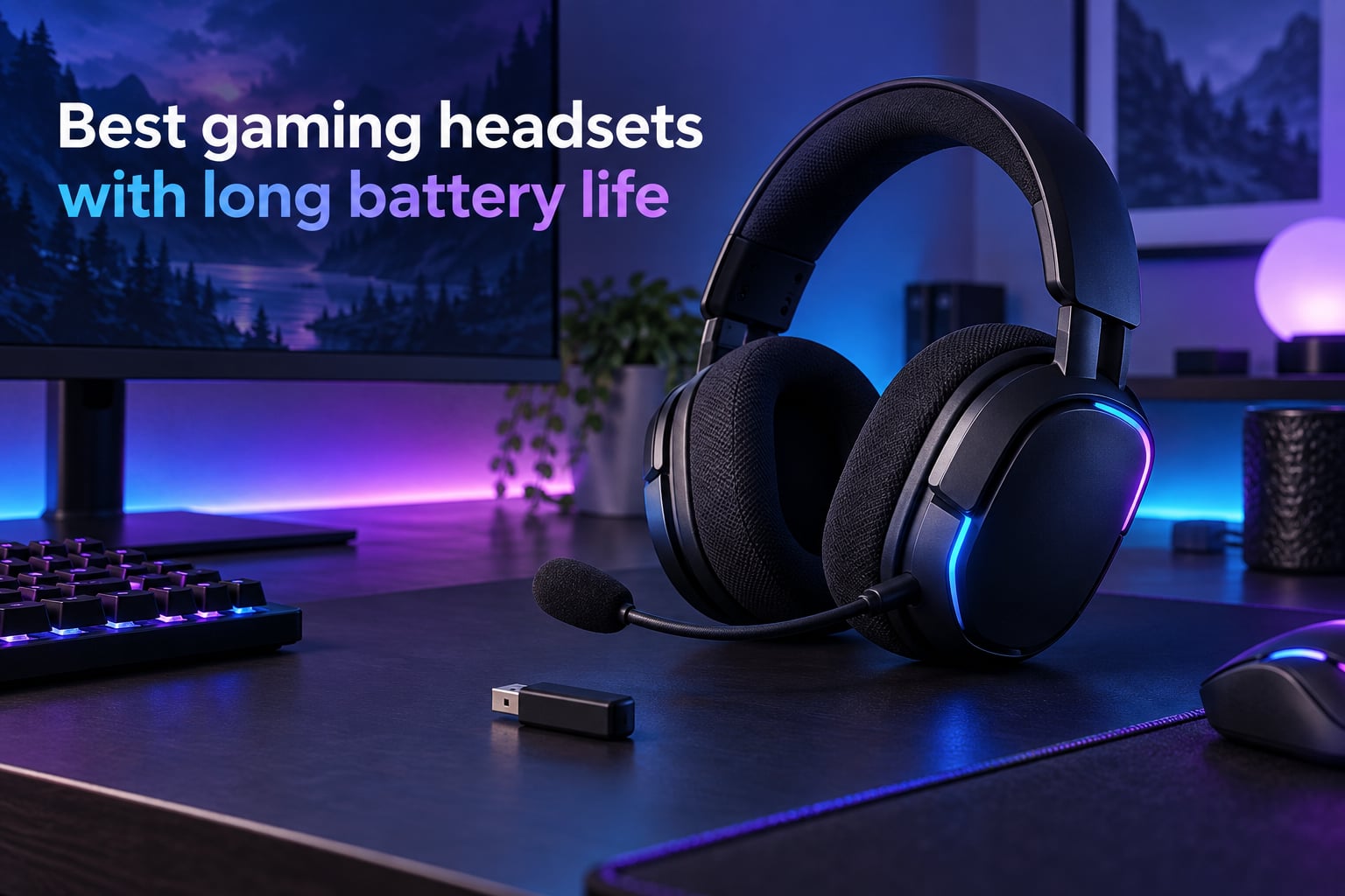 Best gaming headsets with long battery life
