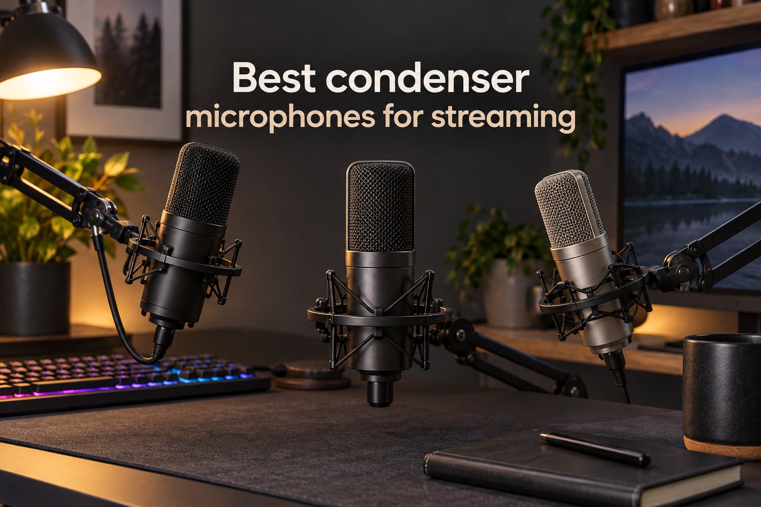 Best condenser microphones for streaming