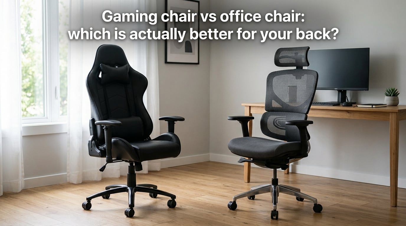Gaming chair vs office chair: which is actually better for your back?