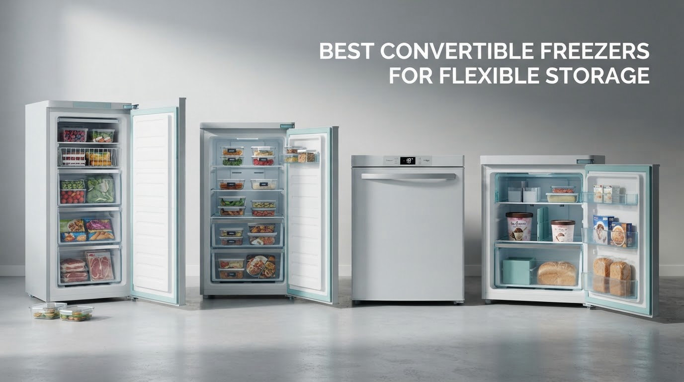 best convertible freezers for flexible storage