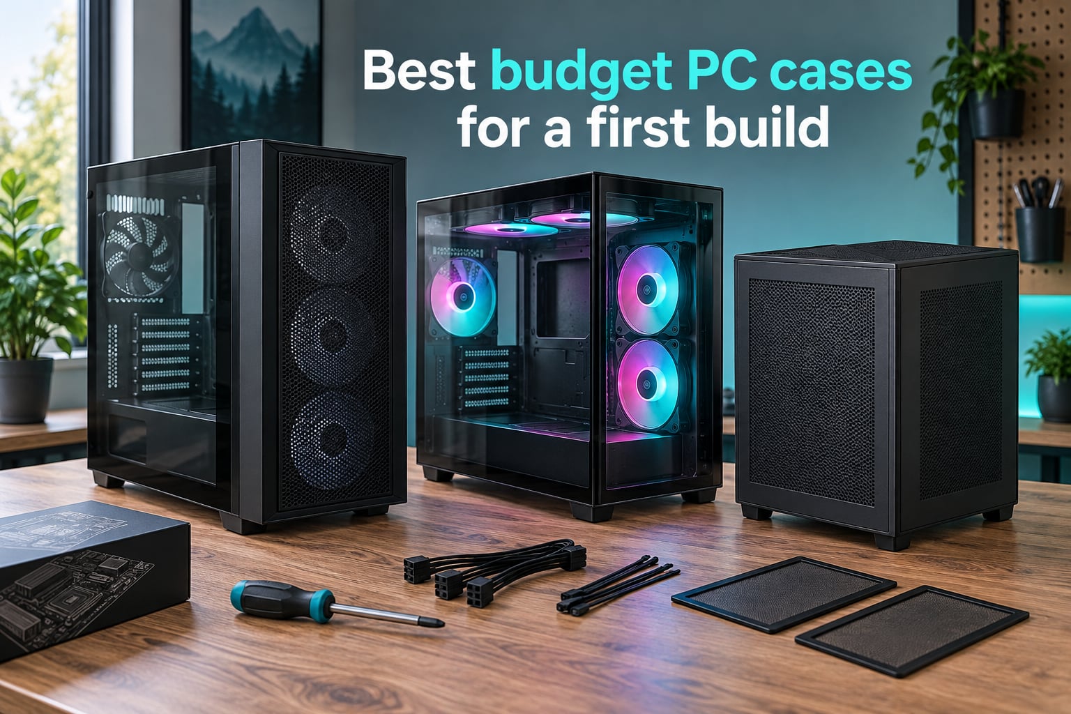 Best budget PC cases for a first build